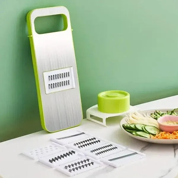 5-in-1 Vegetable Slicer & Grater – Multi-Functional Kitchen Mandoline Cutter