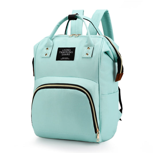 Large Capacity Mummy Bag – Multi-Function Waterproof Baby Care Backpack