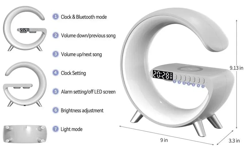 G63 RGB Light Bluetooth Speaker