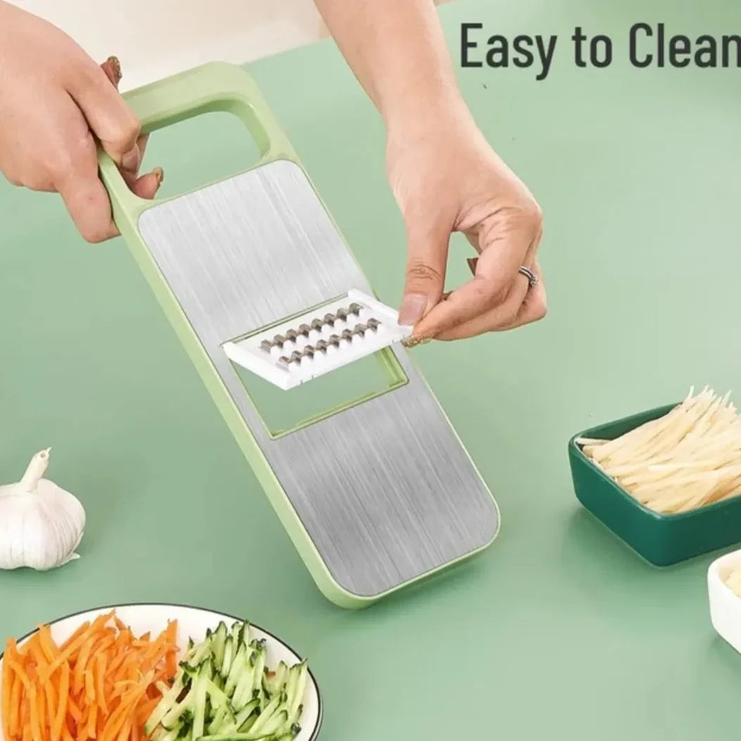 5-in-1 Vegetable Slicer & Grater – Multi-Functional Kitchen Mandoline Cutter