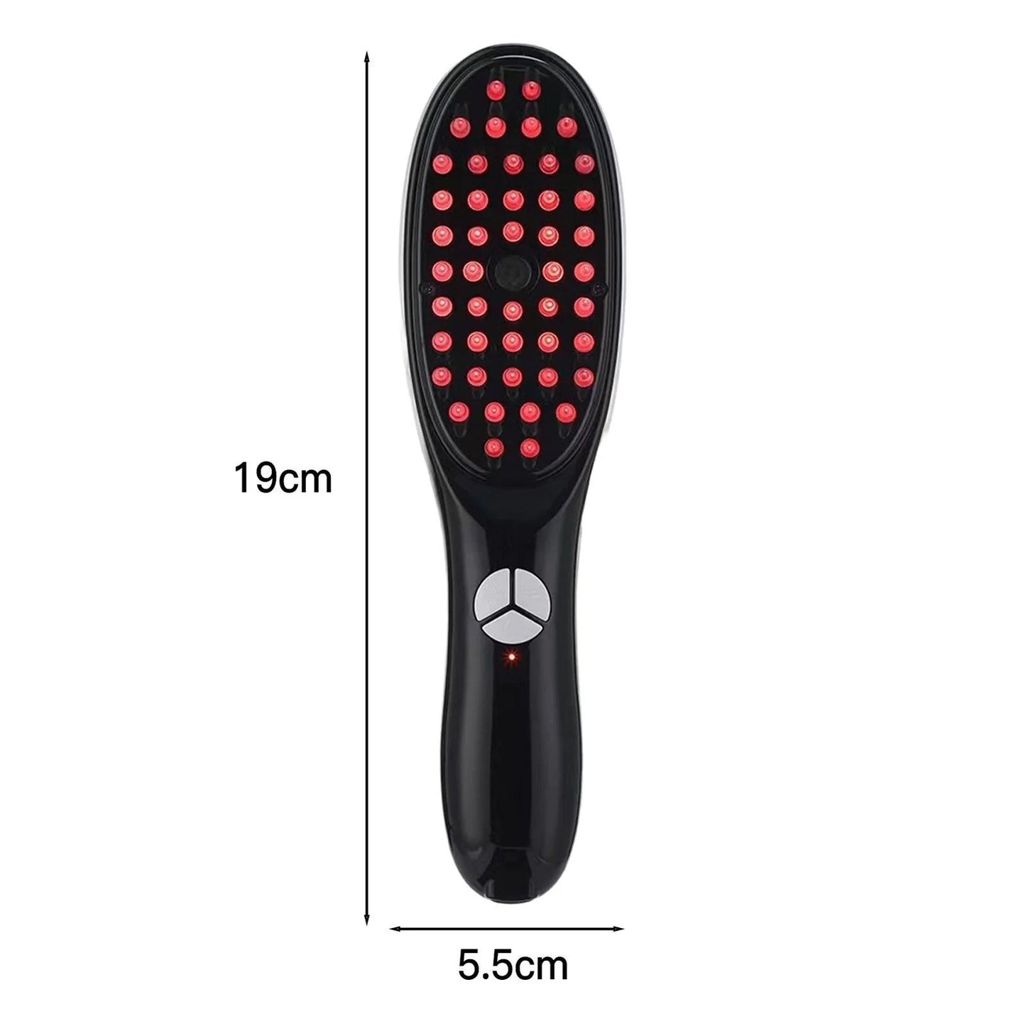 Electric Massage Comb – Scalp Massager with Red & Blue Light Therapy
