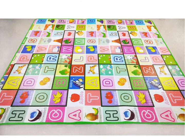 Double-Sided Baby Crawling Mat – Waterproof Foam Playmat for Infants & Toddlers