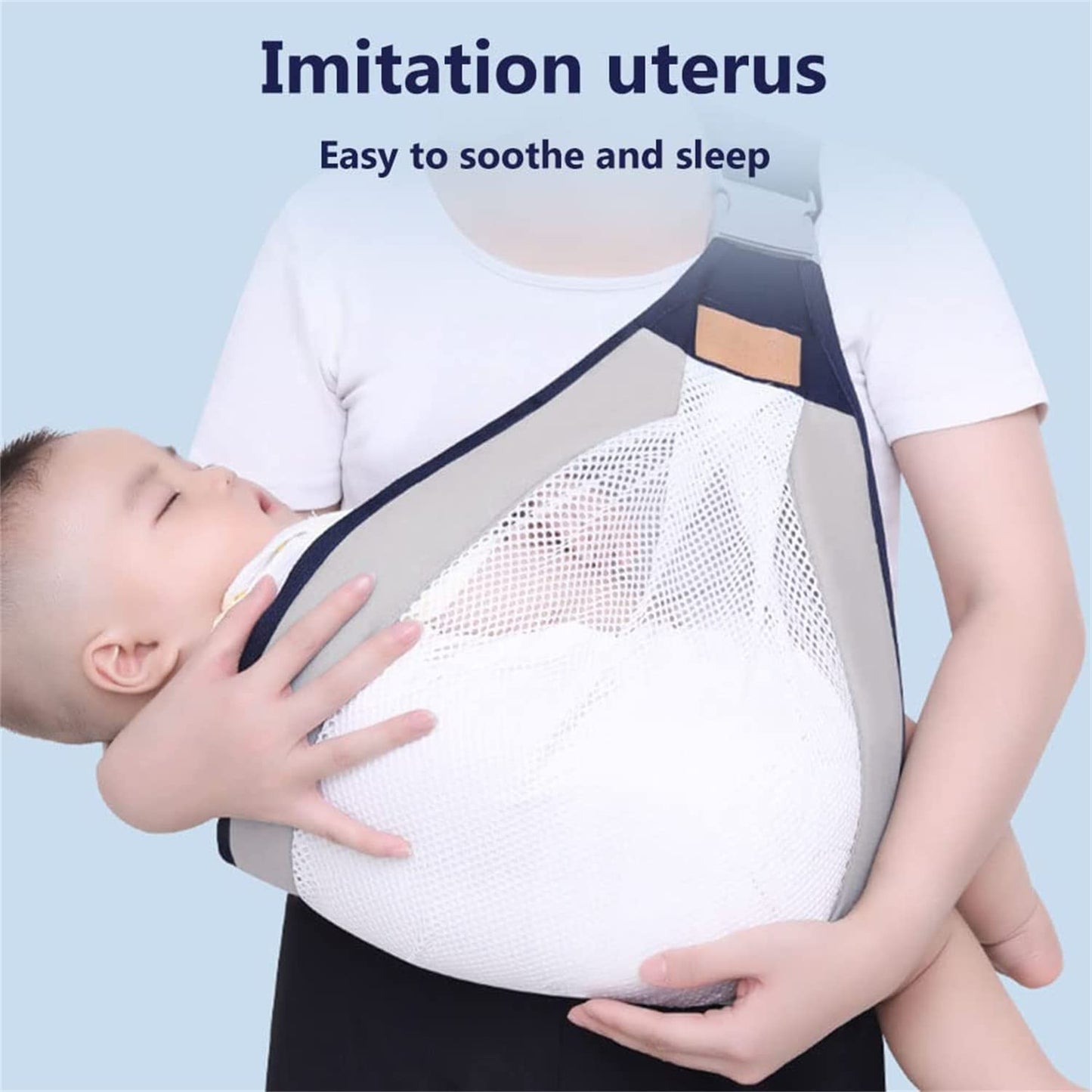 Ergonomic One-Shoulder Baby Carrier Sling – Lightweight Labor-Saving Baby Strap (1PC)