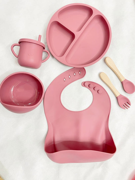 Premium Silicone Baby Feeding Set