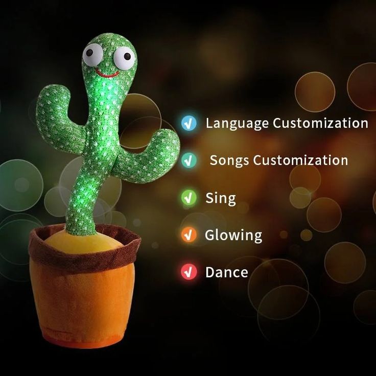 Dancing Cactus – Musical Toy for Kids