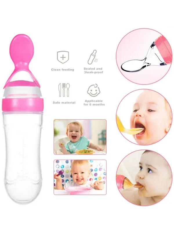 Silicone Baby Food Squeeze Feeder – BPA Free