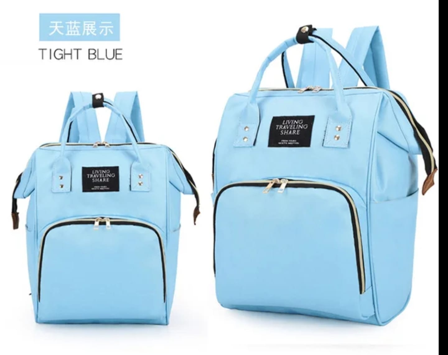 Large Capacity Mummy Bag – Multi-Function Waterproof Baby Care Backpack