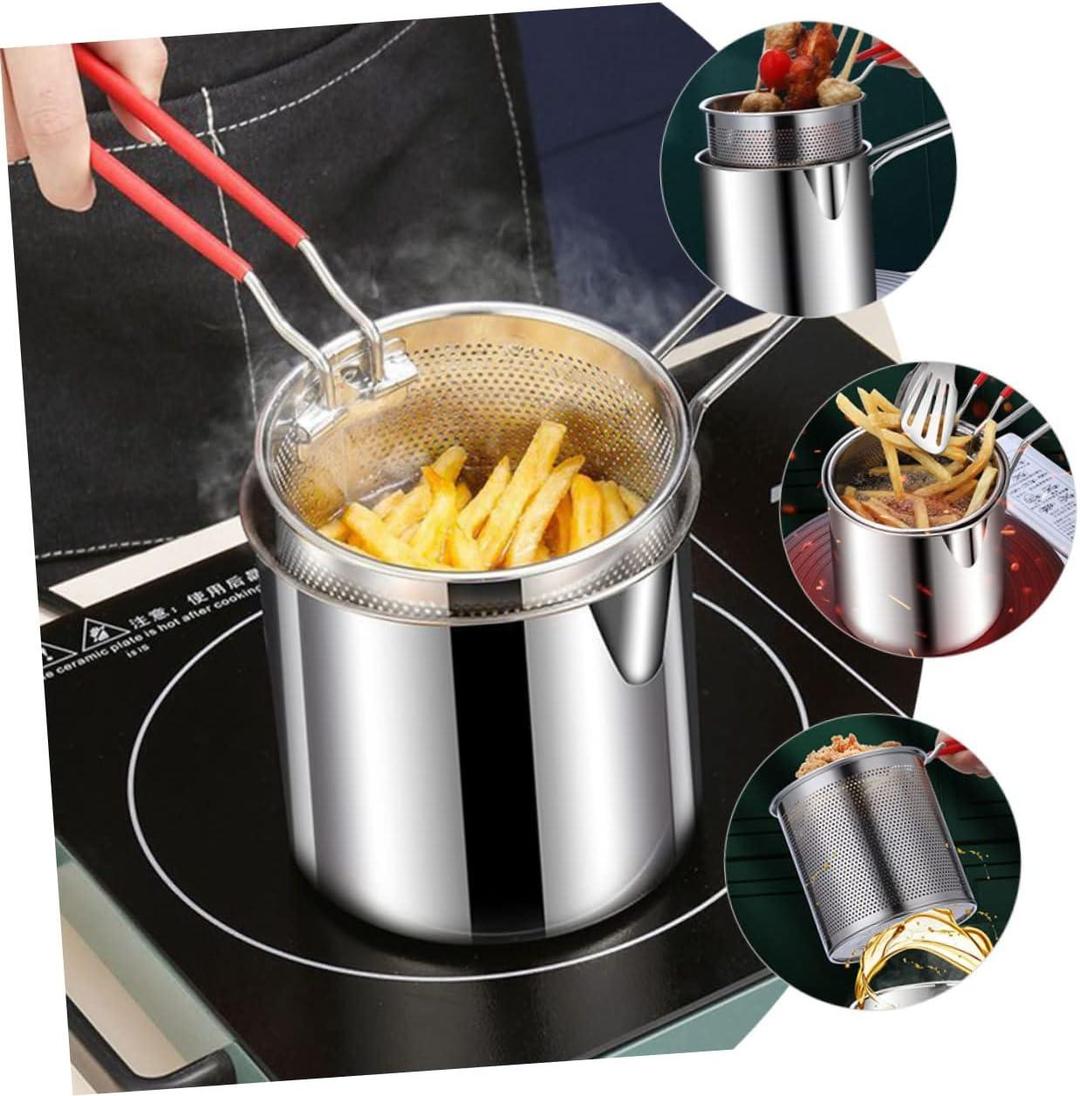 French Fry Basket Holder – Stainless Steel