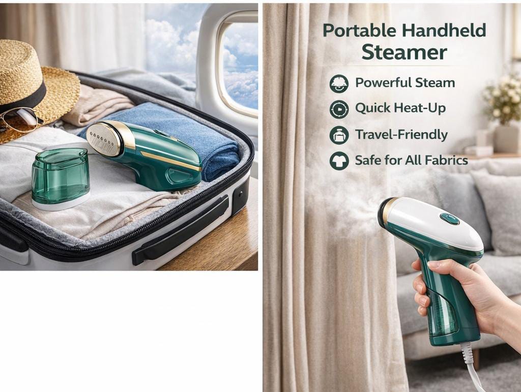 Micro Steam Iron – Portable Handheld Garment Steamer