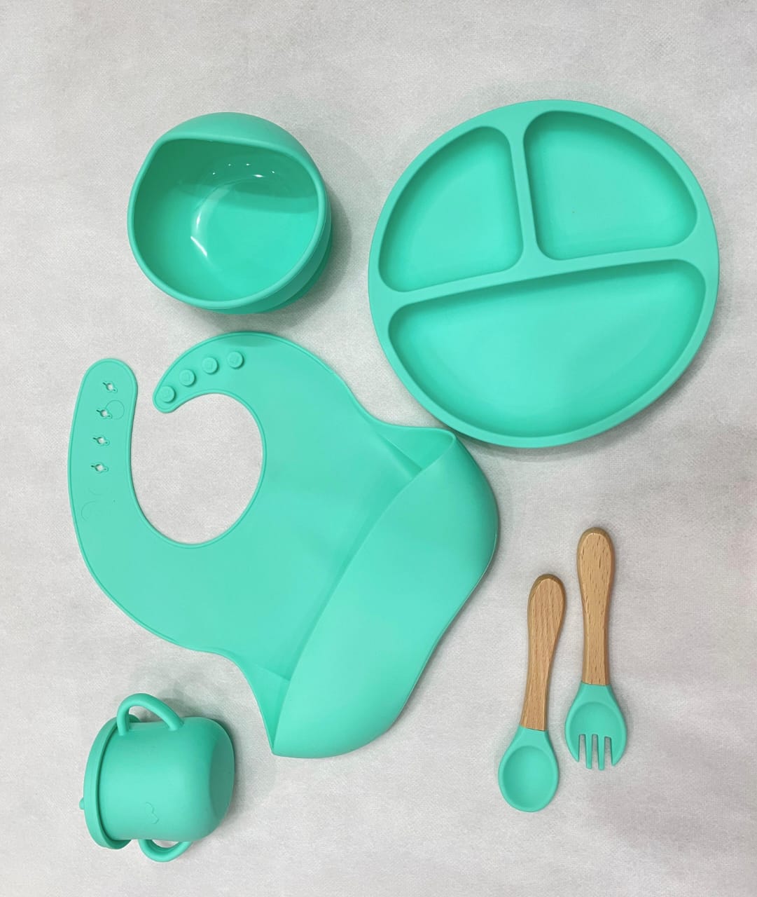 Premium Silicone Baby Feeding Set