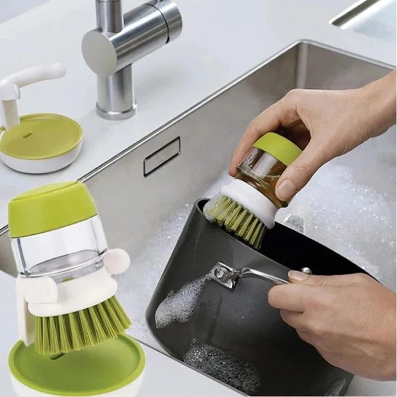 Automatic Soap Brush – Hands-Free Cleaning