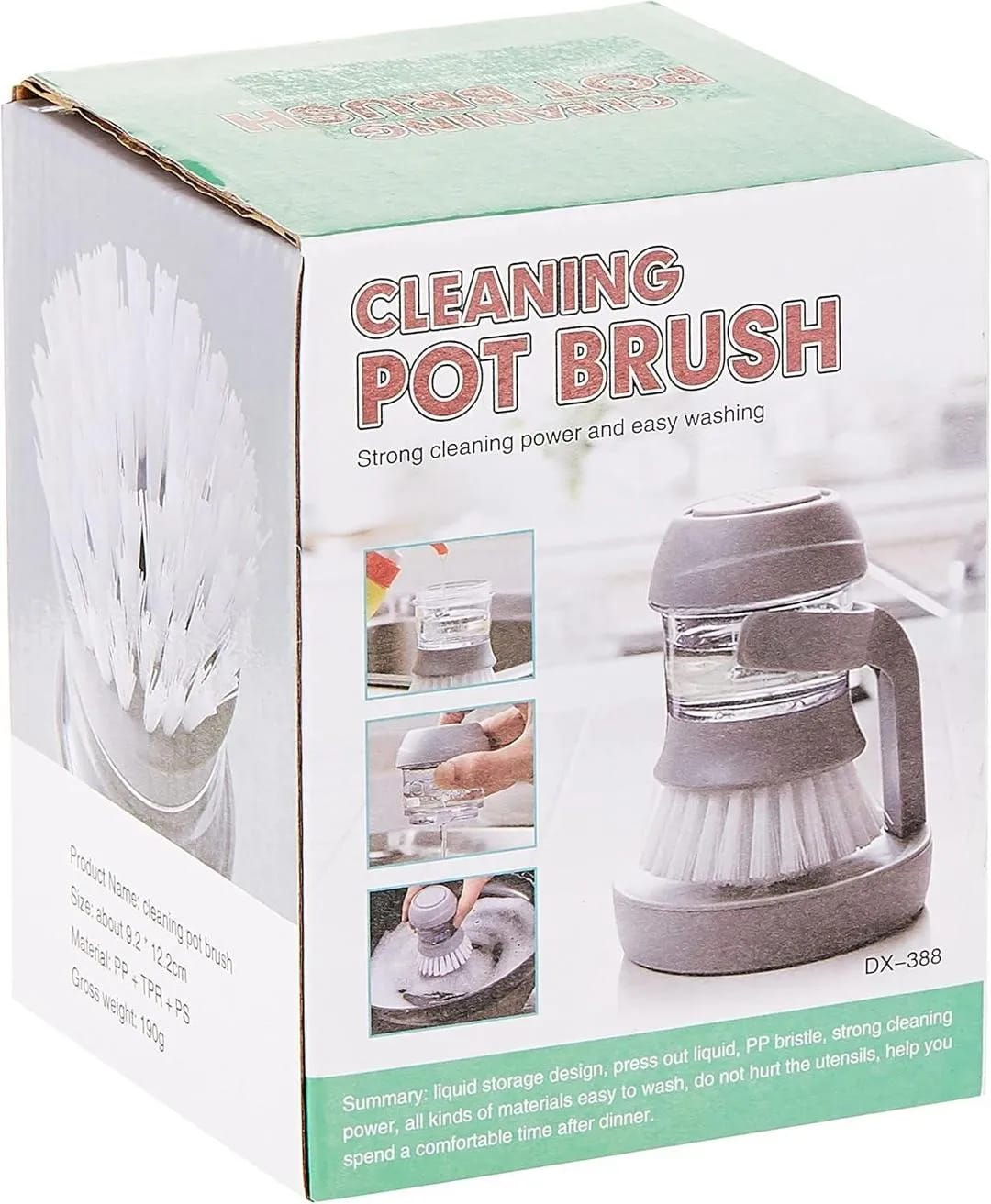 Automatic Soap Brush – Hands-Free Cleaning